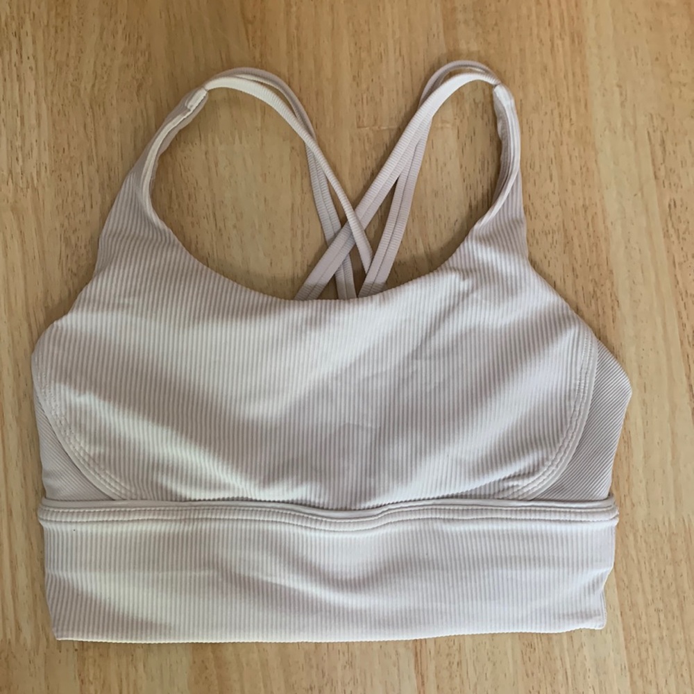 Lululemon Energy Bra *Long Line Texture
White size 6